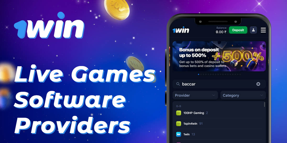 List of major Live Games Software Providers